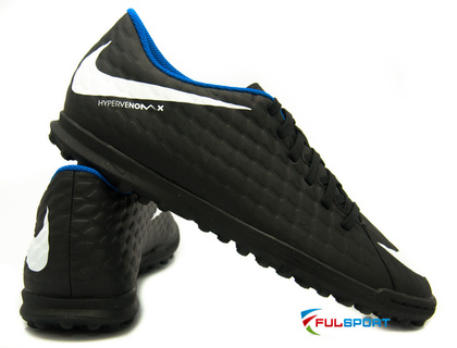 Czarne buty piłkarskie na orlik Nike HypervenoM Phade TF 852585-002 JR