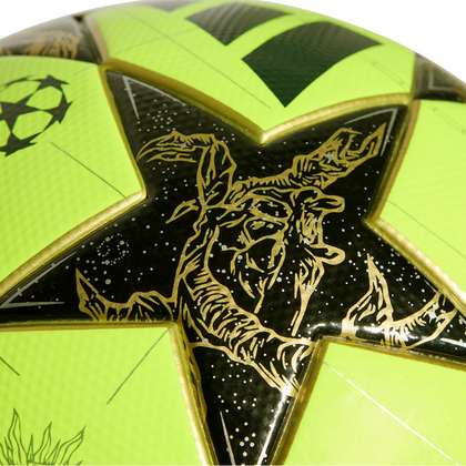 Seledynowo-czarna piłka nożna Adidas UCL UEFA Champions League JZ9994