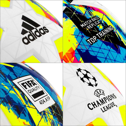 Biała piłka nożna Adidas Finale Top Training DY2551 r5