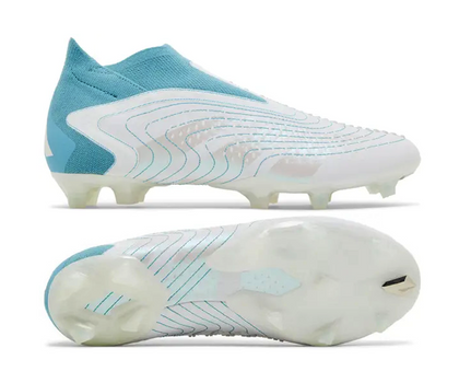 Biało-turkusowe buty piłkarskie Adidas Predator Accuracy.3 LL FG FZ6276