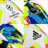 Biała piłka Adidas Finale 19 Junior 290g DY2549 r5