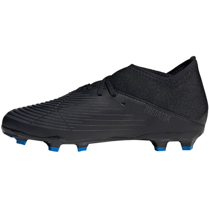Czarne buty piłkarskie korki Adidas Predator Edge.3 FG GW2360 - Junior