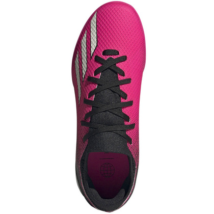 Różowo-czarne buty turfy Adidas X Speedportal.3 GZ2465 - Junior