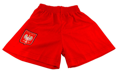 Komplet piłkarski Reda Polska Lewandowski 2018 junior biało-czerwony