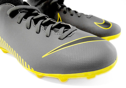 Szaro-żółte buty płlkarskie Nike Mercurial Superfly Club FG/MG AH7363-070