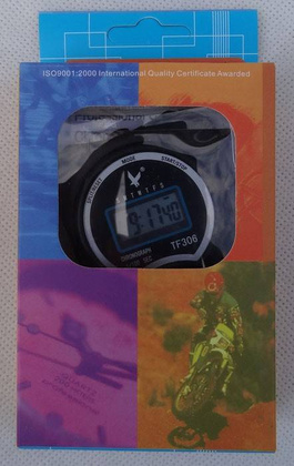 Czarny stoper sportowy SMTWTFS TF306 100066