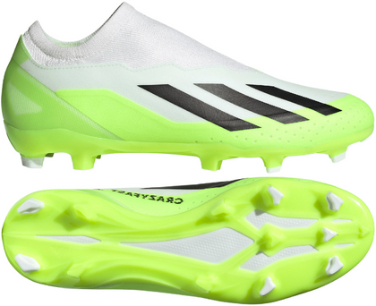 Biało-seledynowe buty korki Adidas X Crazyfast.3 LL HQ4515
