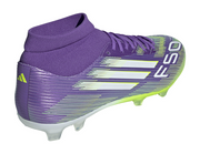 Fioletowo-zielone buty piłkarskie Adidas F50 League JI0886