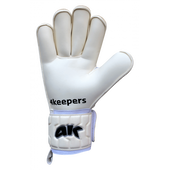 Biało-czarne rękawice bramkarskie 4Keepers Champ Black IV RF