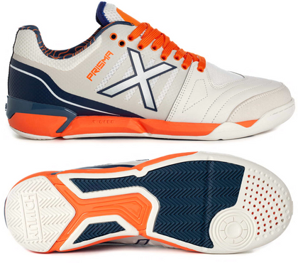 Szaro-pomarańczowe buty halowe Munich Prisma 19 3116019