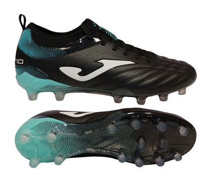 Czarno-turkusowe buty piłkarskie Joma NUMERO-10 2531 N10W2531FG