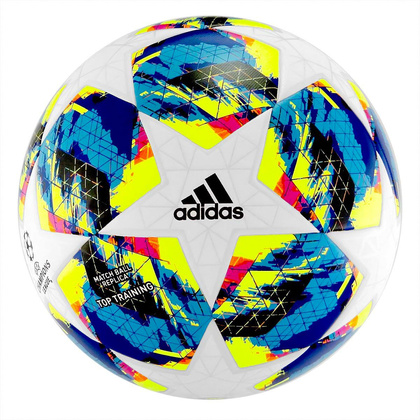 Biała piłka nożna Adidas Finale Top Training DY2551 r4