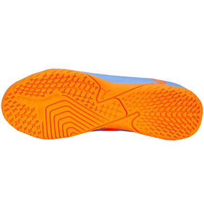 Niebiesko-pomarańczowe buty halowe Puma Future Play IT 107204 01 - Junior