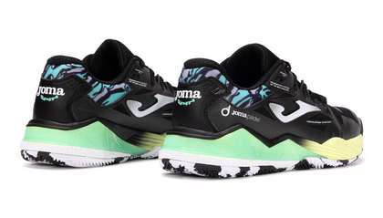 Czarno-zielone buty Joma Spin Men 2501 TSPINW2501OM