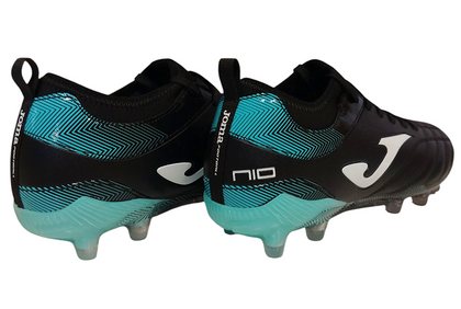 Czarno-turkusowe buty piłkarskie Joma NUMERO-10 2531 N10W2531FG