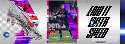 Biało-czarne buty piłkarskie na orlik Nike Mercurial Vapor Club Neymar TF AO2903-170