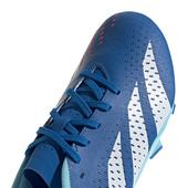 Niebiesko-białe buty piłkarskie Adidas Predator Accuracy.3 L FG GZ0015