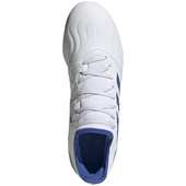 Biało-niebieskie buty piłkarskie korki Adidas Copa Sense.3 FG GW4959