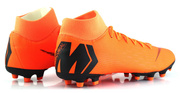 Pomarańczowo-czarne buty piłkarskie Nike Mercurial Superfly Academy MG AH7362-810