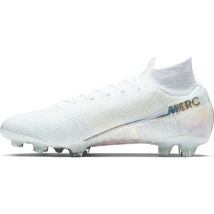 Białe buty piłkarskie korki Nike Mercurial Superfly 7 Elite FG AQ4174-100