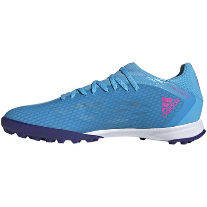 Niebiesko-granatowe buty turfy Adidas X Speedflow.3 GW7508