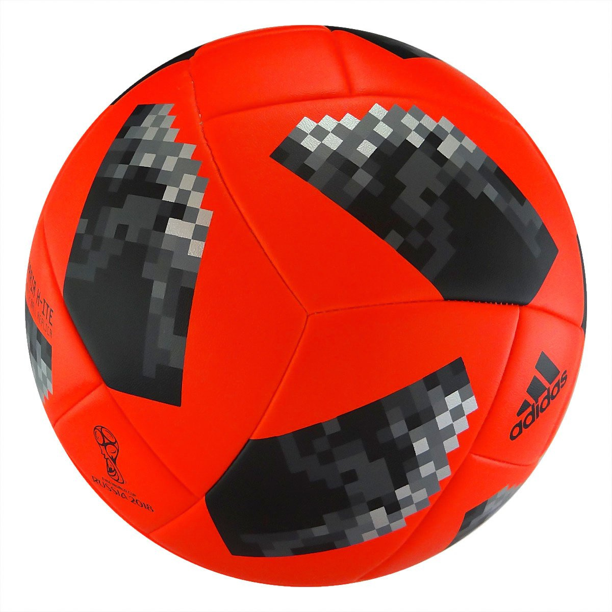 Czerwona piłka do piłki nożnej plażowej Adidas Telstar Praia-X-ITE