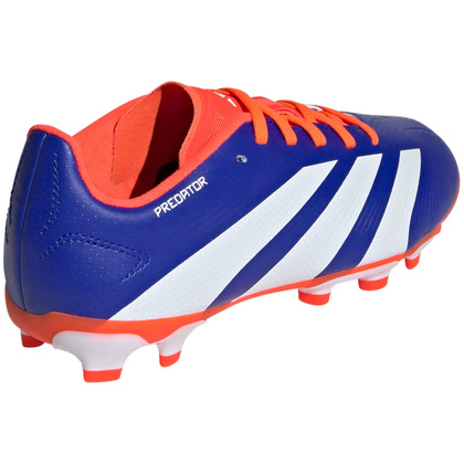 Granatowo-pomarańczowe buty piłkarskie Adidas Predator League IF6412 - Junior