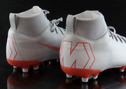 Szare buty piłkarskie Nike Mercurial Superfly Academy FG/MG AH7337-060 JR