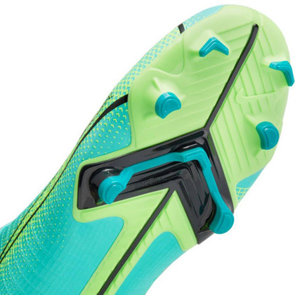 Zielono-miętowe buty piłkarskie korki Nike Mercurial Vapor 14 Academy FG/MG CV0811 403 - Junior