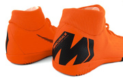 Pomarańczowo-czarne buty piłkarskie na halę Nike Mercurial Superfly Academy IC AH7369-810
