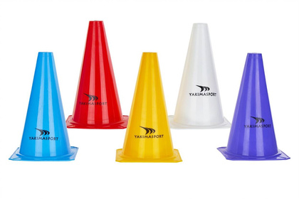 Niebieski pachołek bez otworów Yakimasport 100696 23 cm