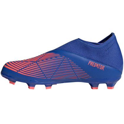 Niebiesko-pomarańczowe buty piłkarskie korki Adidas Predator Edge.3 LL GW2359 - Junior