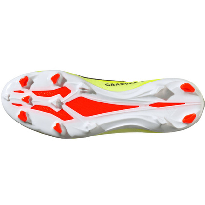 Seledynowo-białe buty piłkarskie Adidas X Crazyfast League IG0605