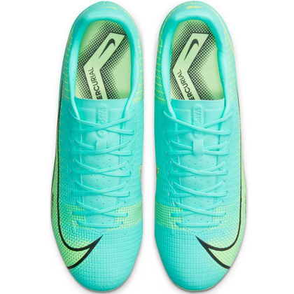 Zielono-miętowe buty piłkarskie korki Nike Mercurial Vapor 14 Academy FG/MG CV0811 403 - Junior