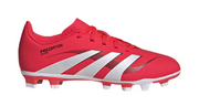Czerwono-białe buty piłkarskie Adidas Predator Club ID3813 - Junior