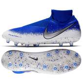 Niebiesko-białe buty piłkarskie korki Nike Phantom Vision Elite DF AG-PRO AO3261-410