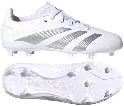 Białe buty piłkarskie Adidas Predator League IG7749 - Junior