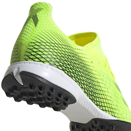Seledynowo-czarne buty piłkarskie turfy Adidas X Ghosted.3 TF FW6944