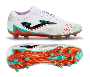 Biało-czerwone buty piłkarskie Joma Striker 2502 STRIS2502FG