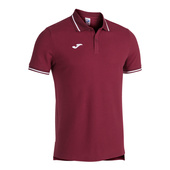Bordowa koszulka polo Joma Confort II 102228.672