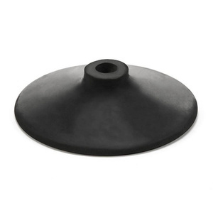 Czarna podstawa gumowa do tyczek Yakimasport 100059