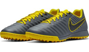 Szaro-żółte buty piłkarskie na orlik Nike TiempoX Legend Academy TF AH7243-070