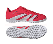 Czerwono-białe buty piłkarskie Adidas Predator League TF ID3784