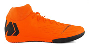Pomarańczowo-czarne buty piłkarskie na halę Nike Mercurial Superfly Academy IC AH7369-810