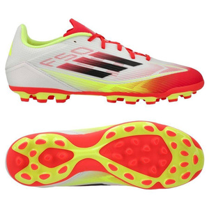 Biało-czerwone buty piłkarskie Adidas F50 League IE1262