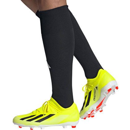 Seledynowo-białe buty piłkarskie Adidas X Crazyfast League IG0605