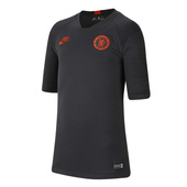 Czarna koszulka Nike Chelsea FC Breathe Strike AO6493-060 JR