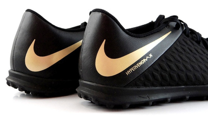 Czarne buty piłkarskie na orlik Nike Hypervenom Phantom Club TF AJ3790-090 Junior
