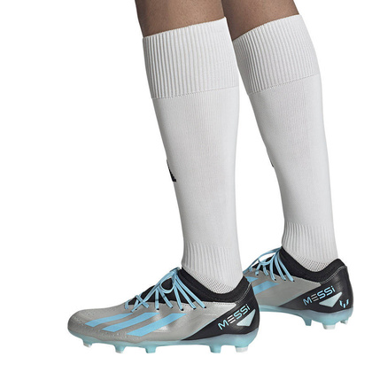 Szaro-błękitne buty korki Adidas X Crazyfast Messi.3 IE4078