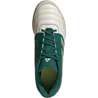 Biało-zielone buty halowe Adidas Top Sala Competition IE1555